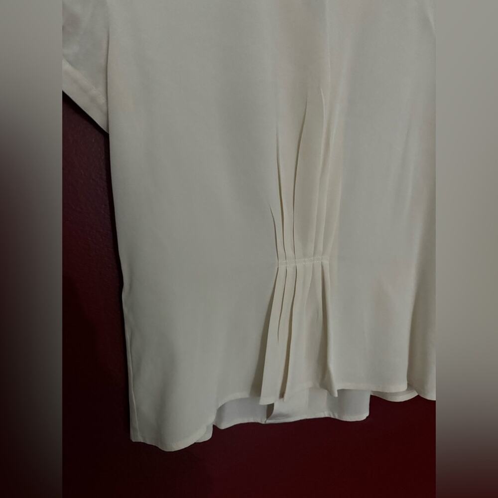 90s silk pleat shirt - Picture 8 of 9